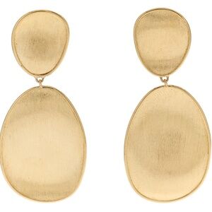 Rivka Friedman “Marco Bicego Lunaria” Satin Oval Drop Earrings